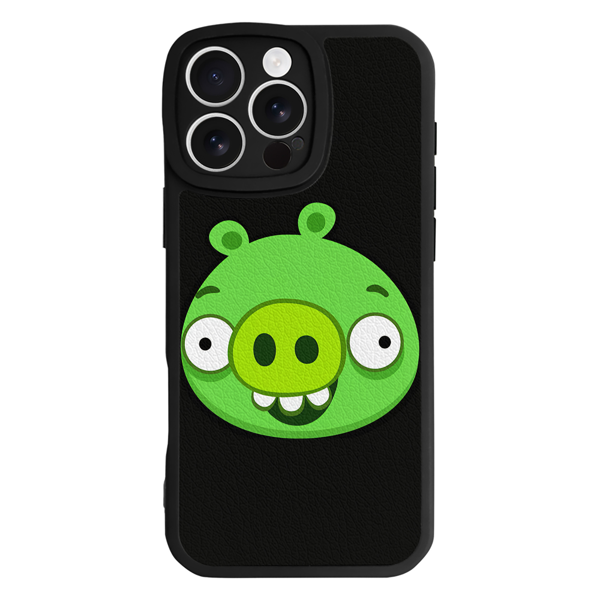 （画像用） Angry Birds アングリーバード 【iPhone 16シリーズ対応】シリコンスマホケース（レザー調） 材質：シリコン